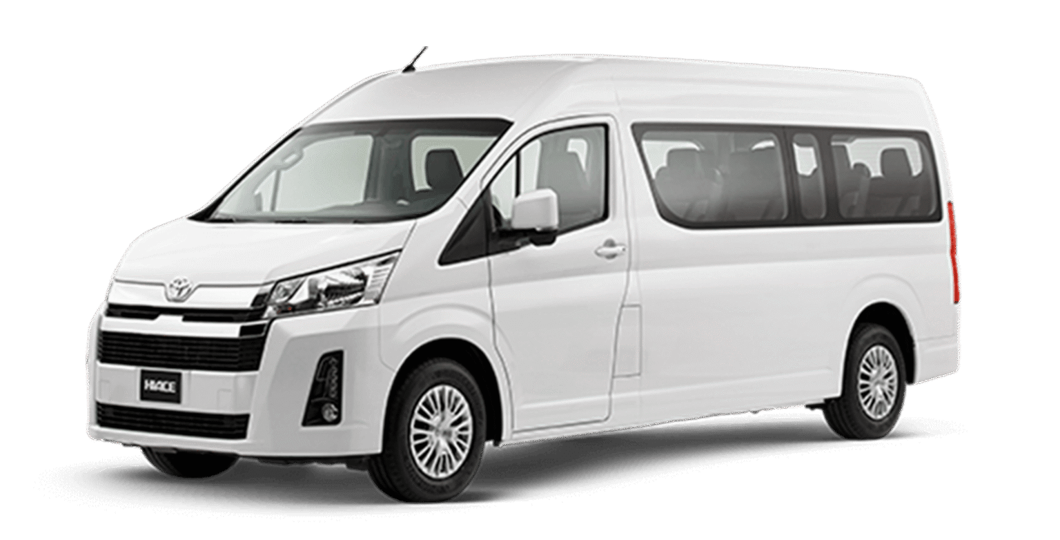 Minibus airport transfer vehicle